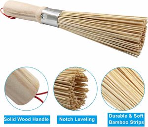 Bamboo Pot <b>Brush</b> - a Natural <b>Long</b>-<b>handled</b> Bamboo <b>Brush</b> for Cleaning Pots and Pans a Kitchen Cleaning Product - Product Image 4