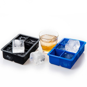 Plateau en silicone pour glaçons à 6/8/12 cavités, facile à démouler, pour whisky et cocktails, vente en gros - Product Image 2