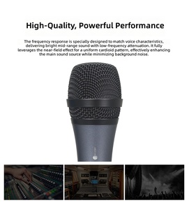 Micrófono Vocal Dinámico con Cable <span class=keywords><strong>E835S</strong></span> con Interruptor para Eventos de Karaoke en Escenario - Product Image 5