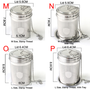 WELAND a maglia Extra Fine infusore per tè sfuso 18/8 in acciaio inossidabile a catena estesa gancio per colino per tè e spezie condimento per tè più ripido - Product Image 3