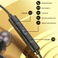 Luxuriöse High-Fidelity TYPE-C In-Ear-Kopfhörer mit 3,5mm Audiobuchse und Mikrofon für Studioüberwachung und Anrufe