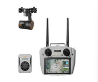 Télécommande intelligente Skydroid G12 12 canaux 2,4 GHz/5,8 GHz, station de sol portable, portée de 20 km, accessoires pour drone FPV 5,5 pouces 1080p