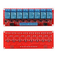 Module de relais 5V/12V/24V avec isolation optocoupleur, 8 canaux, déclenchement par niveau haut/bas, compatible avec les projets DIY Arduino Raspberry Pi
