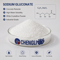 Poudre de Gluconate de Sodium de Haute Pureté, Retardateur de Prise du Béton pour Adjuvant de Construction