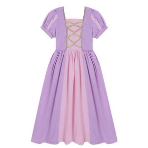 Disfraces de Princesa Elsa y Anna de Diferentes Estilos, Vestido de Manga Corta para Niñas, Disfraz de Halloween para Niños, Rapunzel, Blancanieves, Bella, <span class=keywords><strong>Película</strong></span> de Televisión - Product Image 2