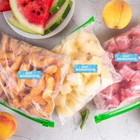 Étiquette thermique synthétique PP de qualité congélateur pour médicaments et aliments surgelés, résistante au froid, pour la chaîne du froid, fournie directement par l'usine
