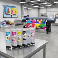 Tinta Eco Solvente a Granel para Impresoras Roland VG-640 VG-540, 500ml, Tintas TE2 Eco-Solventes para Impresoras de Gran Formato