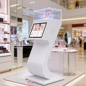快速交货不锈钢全息零售展示柜全息促销柜零售全息展示 - Product Image 1