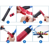 Accessoires de padel en gros : Overgrip de tennis/padel, Bande antidérapante givrée pour raquette de badminton, Grip antidérapant pour raquette de pickleball