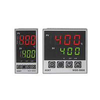Contrôleur de température numérique intelligent à double ligne LED série AISET NG-5000, capteur Pt100, protection IP65, alimentation 100-240VAC