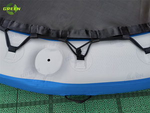 Màu xanh lá cây tùy chỉnh hồ bơi võng đầu du lịch võng Hồ bơi bơm hơi phao võng cho người lớn - Product Image 3