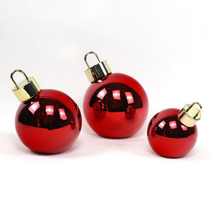 Bola de Navidad de Cristal de Color Sólido de 15 cm (5.90\") de Diámetro, Adorno Navideño de Alta Calidad con Luces LED a Pilas para el Comprador - Product Image 2