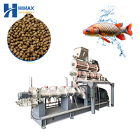 200 kg/H Línea de producción de alimentos para peces que se hunden Máquina automática de extrusión de pellets de alimentos para peces Máquina de productos de alimentación para peces