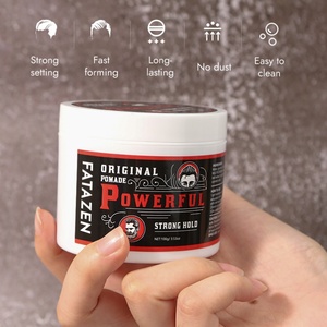 Vente en gros Cire de pommade pour cheveux longue durée sans écaillage Marque privée Super Dur Maintien fort 24 Heures Pommade pour cheveux pour contrôle des bords - Product Image 4