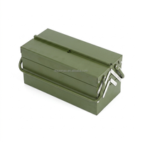 Boîte à outils pliable à 3 niveaux en acier laminé à froid pour garage, OEM/ODM/OBM, couleur RAL, revêtement en poudre, organisateur de rangement