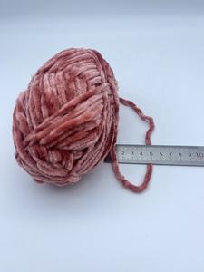 Toptan 100% Polyester Jumbo turuncu tıknaz şönil iplik tığ işi el örgü için - Product Image 3