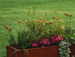Planters <b>Rectangular</b> Planter Box Flower <b>Pot</b> Corten Steel large Planters Planter Box Flower <b>Pot</b> - Product Image 6