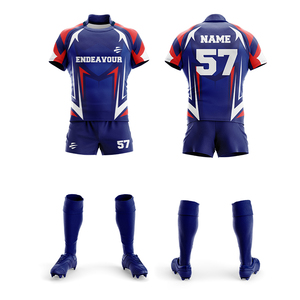 Uniforme Deportivo Transpirable para Equipo, 100% Poliéster, Uniforme de Rugby para Hombre y Unisex, Conjunto de Camiseta de Rugby - Product Image 6