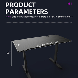 2026 Modern Adjustable Height Led <strong>Computer</strong> <strong>Desk</strong> E-sport Desktop <strong>Black</strong> Rgb Gaming Table Pc <strong>Desk</strong> With Headset Cup Holder - Product Image 6