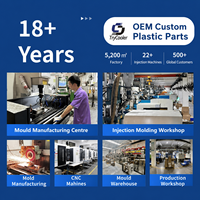 Fabricant de pièces en plastique sur mesure OEM, pièces injectées, moulage personnalisé en ABS, PVC, PP, polypropylène, service d'injection plastique