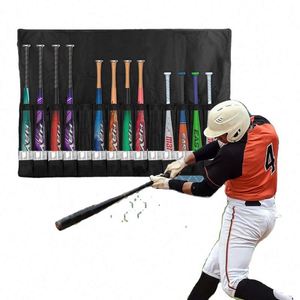 Muestra gratuita: Bolsa colgante para guardar bates de béisbol, con capacidad para hasta 15 bates. Bolsa de almacenamiento para equipo de béisbol y sóftbol. Soporte para bates de béisbol. - Product Image 1