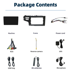 9,5 "7870 Android 13 Car <span class=keywords><strong>Video</strong></span> Radio Estéreo para Honda Fit 2014-2020 360 Cámara Navegación GPS DSP Audio Autoradio - Product Image 2