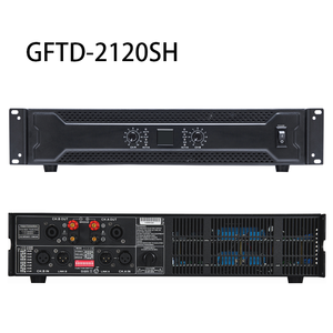 Amplificador de Potencia Profesional Digital de 2 Canales Clase D, 2x1200W, Carcasa Metálica, Compatible con 4 Ohmios, para Uso en Escenarios y DJ - Product Image 1