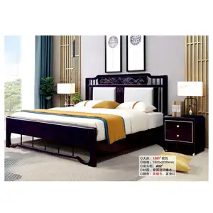 rubberwood bedrooms 2020 modern home furniture wooden bedroom furniture set solid wood bedroom foshan chinese