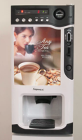 Distributeur automatique de café instantané à monnayeur, distributeur de boissons chaudes et de thé commercial