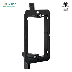 Soporte oscilante de bajo voltaje USLINSKY de 1 banda para placa de montaje de reacondicionamiento de 2,52x4,32x1,66 pulgadas (100 unids/caja) - Product Image 2