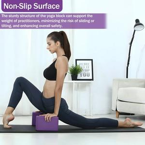 Bloque de Yoga Personalizado de Espuma EVA con Logotipo, Bloque de Pilates Grueso Marrón y Negro, Ladrillo de Yoga de Alta Densidad, Accesorios de Pilates al por Mayor - Product Image 4