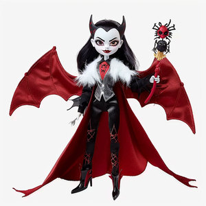 Poupée Vampire Monster High avec cape et ailes en plastique, jouet tendance pour enfants de 4 à 6 ans - Product Image 1