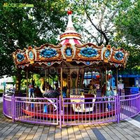 Manège Thème Animalier 16 Places pour Parcs d'Attractions et Fêtes Foraines