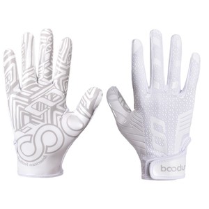 Outdoor Sports Rugby <b>Gloves</b> Polyester Velcro Closure Unisex Sml All Season American Style - Product Image 3