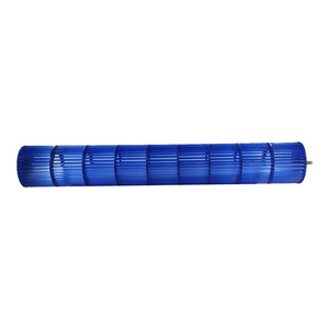 Turbine de ventilateur transversal neuve 96x638mm en plastique bleu fixe pour climatisation - Product Image 1