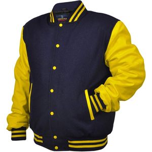 Chaqueta Varsity para Hombre, Mezcla de Lana, Estilo Universitario, Preppy, para Otoño - Product Image 2