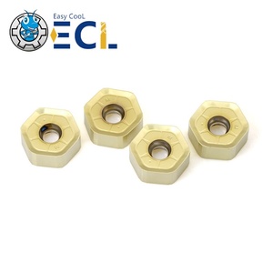 Plaquette de tournage polygonale ECL revêtue d'étain, outil de coupe CNC haute précision - Product Image 1