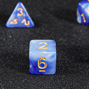 Juego de Dados Poliédricos Ecológicos de 16 mm para D&D, Forma Irregular, Acrílico y Plástico, Fabricados por Fabricantes de Dados para Jugadores - Product Image 4