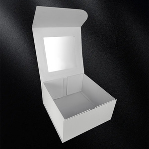 Luxury Folding Gift Cake <b>Box</b> Classic White Color <b>Magnetic</b> Customized Gift Paper <b>Box</b> for Packing Gifts Shoes Clothing - Product Image 2