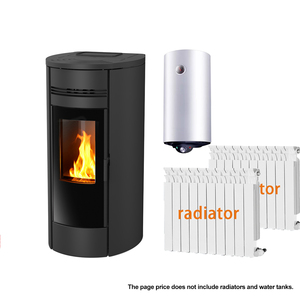 Chaudières à <span class=keywords><strong>granulés</strong></span> hydro domestiques GF2201A 22KW 92% d'efficacité, design rond moderne, alimentation automatique, contrôle WIFI intérieur, poêle à <span class=keywords><strong>granulés</strong></span> - Product Image 1