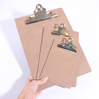 Carpeta de archivos MDF minimalista con logotipo personalizado Carpeta de Metal para almacenamiento de documentos de reuniones escolares para suministros de oficina