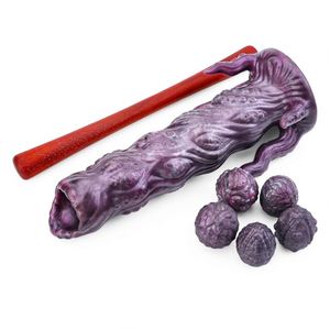 Wholelsale Laying Eggs Ovipositor Hollow <b>Dildo</b> Anal Plug Vaginal Stimulator Adult Toy Female Masturbation Couple Sex Games - Product Image 2