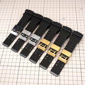 สายนาฬิกา PU สำหรับนาฬิกา <span class=keywords><strong>casio</strong></span> <span class=keywords><strong>GA</strong></span>-100/<span class=keywords><strong>400</strong></span>/GD120 พร้อมห่วงเหล็ก ขายตรงจากโรงงาน - Product Image 2