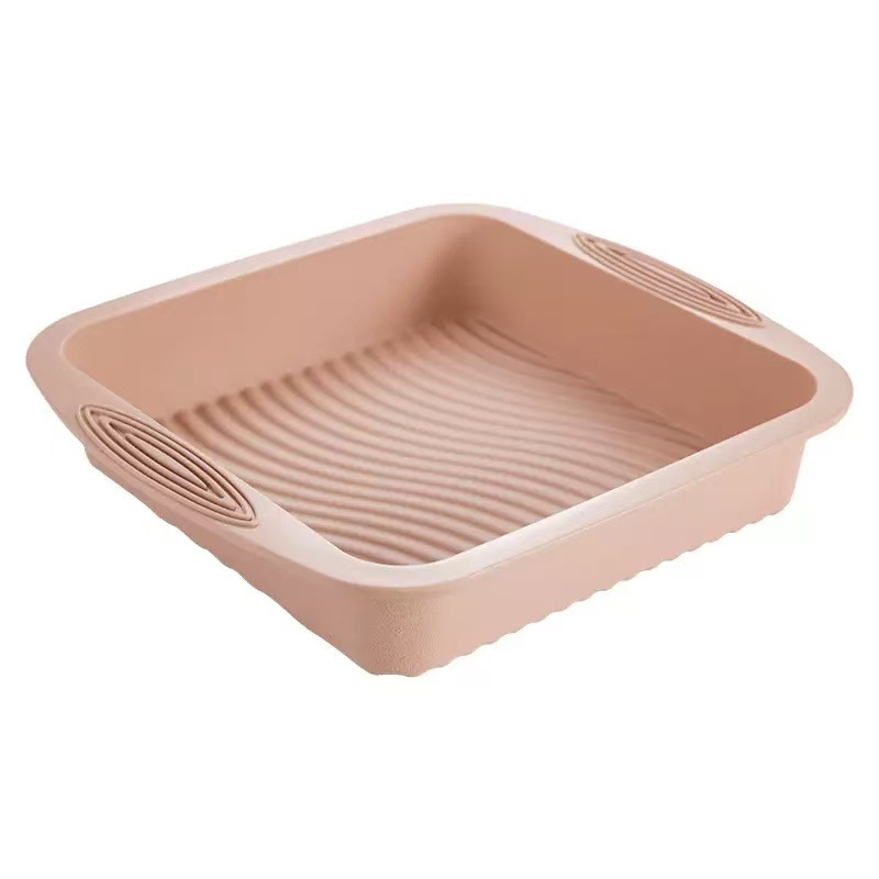 Rose nordique&nbsp;: assiette carrée