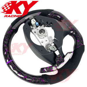 Volante Deportivo Personalizado de Fibra de Carbono Forjada con Revestimiento de Gamuza para Lexus IS250 IS300 IS350 2006-2011, Compatible con RCF LC IS GS NX - Product Image 3