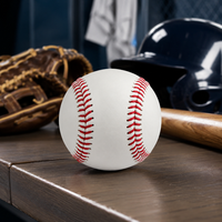 Balle de baseball en PVC rigide, 9 pouces, avec logo personnalisé, pour compétition et entraînement des enfants