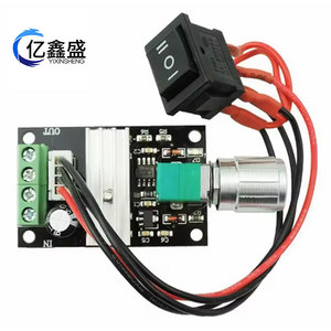 YIXINSHENG PWM DC <b>Motor</b> Speed <b>Controller</b> 6V 12V 24V 3A With Switch Reverse Control - Product Image 1