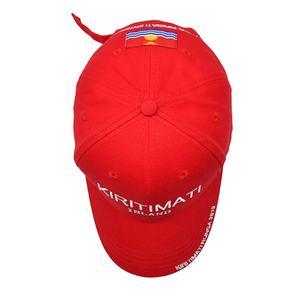 2025 Sombrero americano al por mayor Sombreros de béisbol rojos Gorra de béisbol personalizada Logotipo bordado - Product Image 5