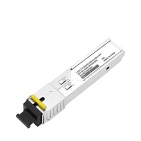 Transceptor Óptico SFP 1.25G BiDi Fibra Única Tx1490nm Rx1550nm 80km SC LC DDMI SMF Simplex LC