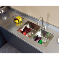 CASALANDER Ensemble de rangement mural modulaire en bois laqué de luxe moderne pour cuisine, idéal pour hôtels et appartements